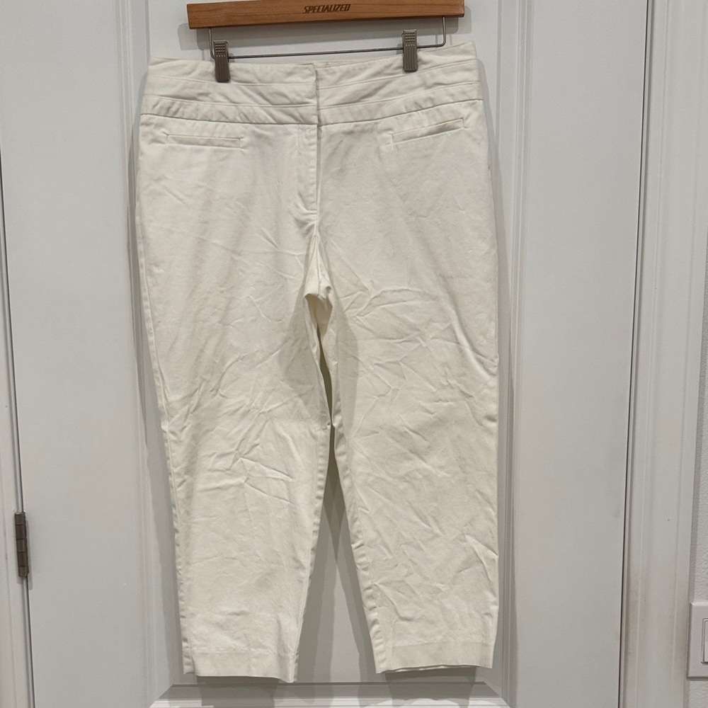 Women's White Capris by Land’n Sea